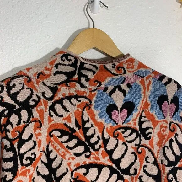 Anthropologie Maeve Mock Neck Multi-Pattern Oversized Sweater Size Small Women’s - Picture 10 of 15